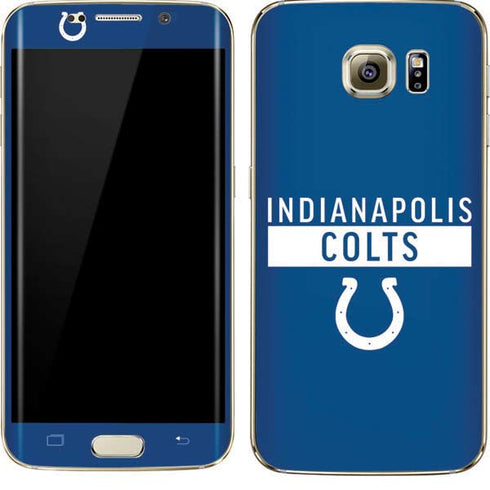 NFL Indianapolis Colts Blue Performance Series Galaxy S7 Edge Skin